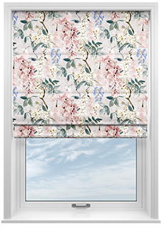 Wisteria, Blush - Roman Blind